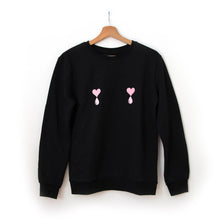 Load image into Gallery viewer, Black Liquid Love Sweater