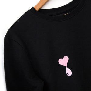 Black Liquid Love Sweater