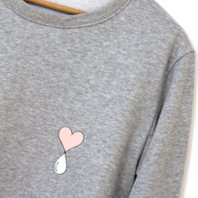 Load image into Gallery viewer, Grey Liquid Love Sweater