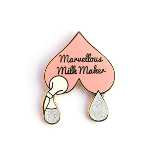 Marvellous Milk Maker Enamel Pin